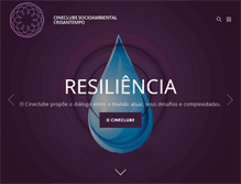 Tablet Screenshot of cineclubesocioambiental.org.br